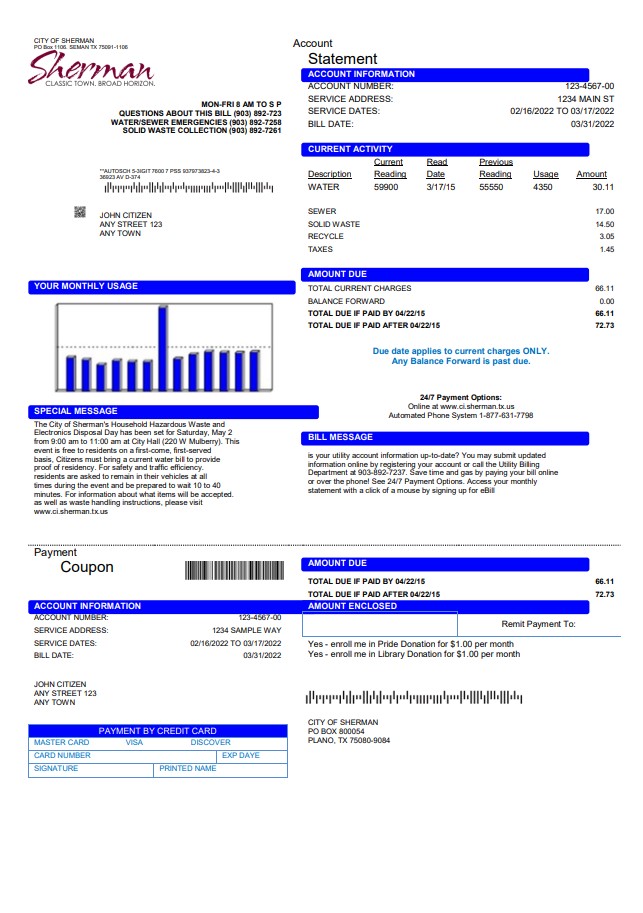  Minol USA business utility bill 